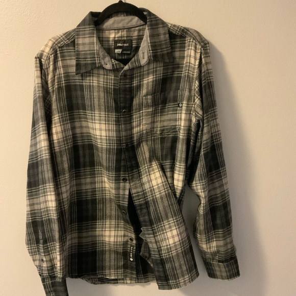 Marmot Men’s L Flannel Shirt - Picture 1 of 2